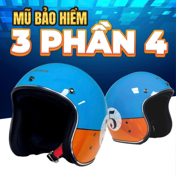 Nón bảo hiểm 3/4