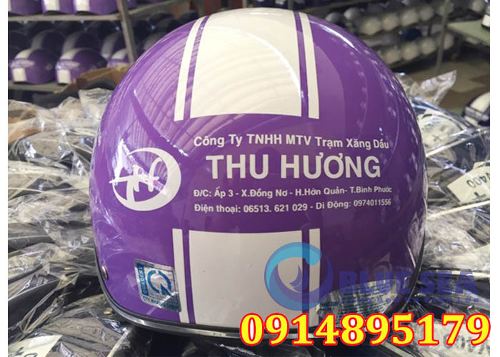 sản xuất nón bảo hiểm quảng cáo